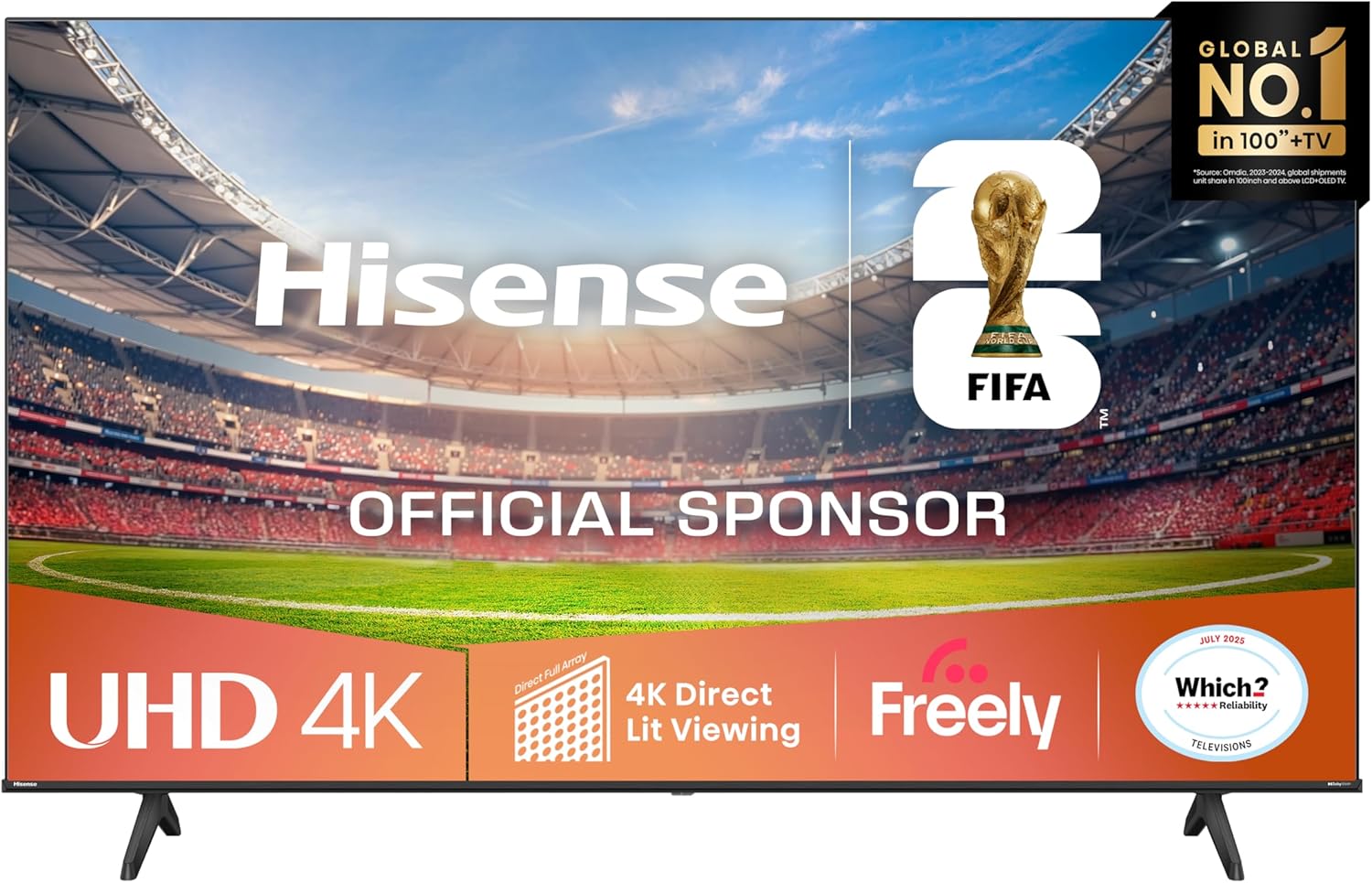 Hisense 43″ 43A6QTUK 4K Ultra...
