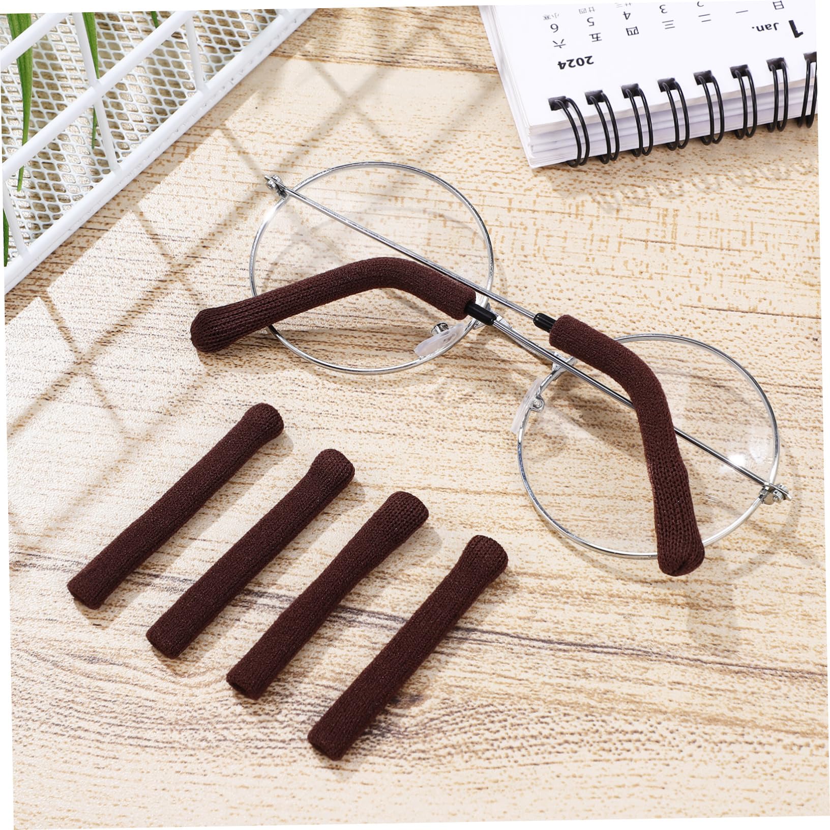 Ciieeo 5 Ensembles Couvre Bras Antidérapants Pour Lunettes De Protège Brins Accessoire Pour Fixation De Lunettes 3 Paires*5