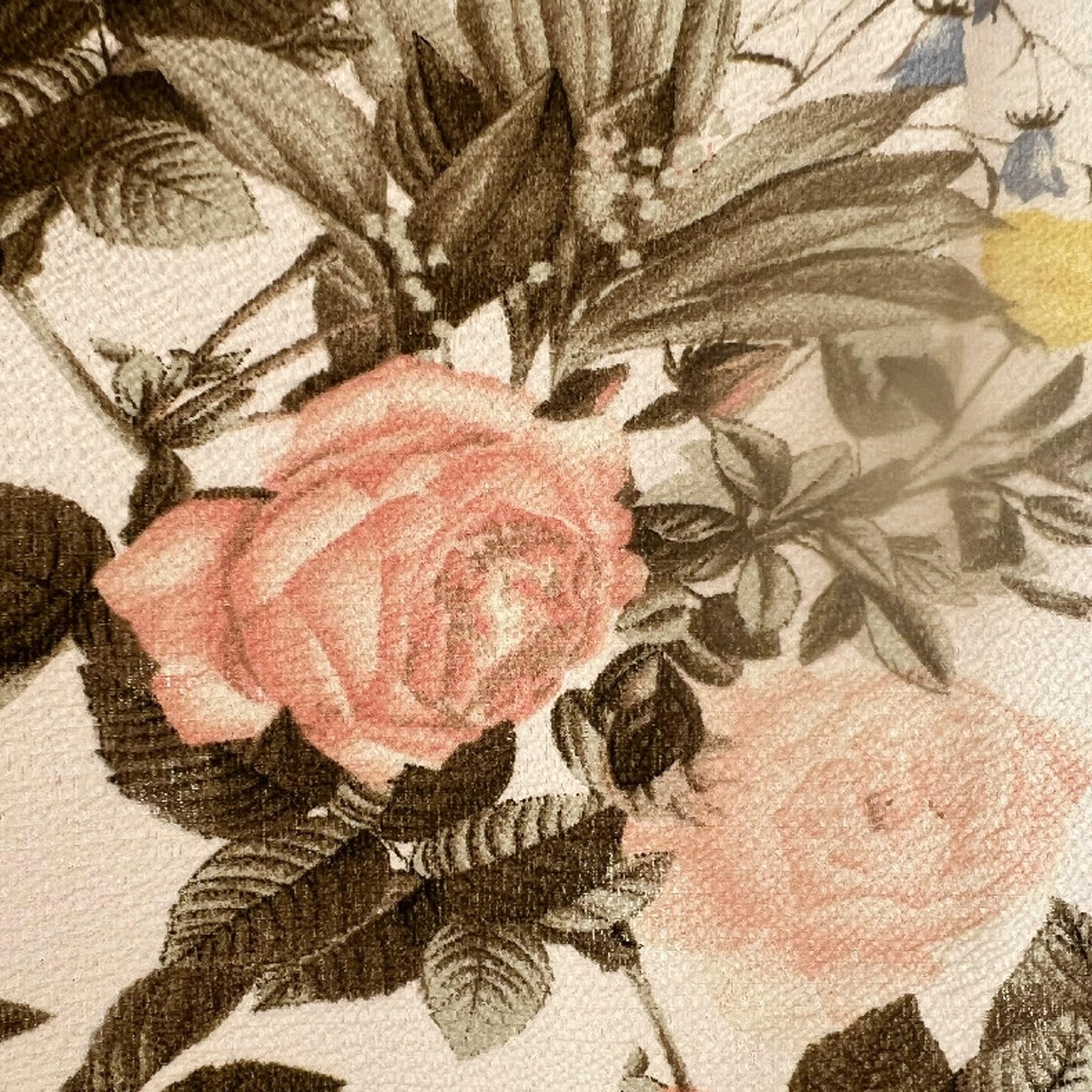 Epinki 70 x 70 cm, nieprzejrzysta zazdrostka, kolorowa, różowe kwiaty, wzór z falbanką, krótkie zazdrostki do kuchni, zestaw 2-częściowy, z poliestru, nieprzejrzysta, bardzo szeroka, do salonu