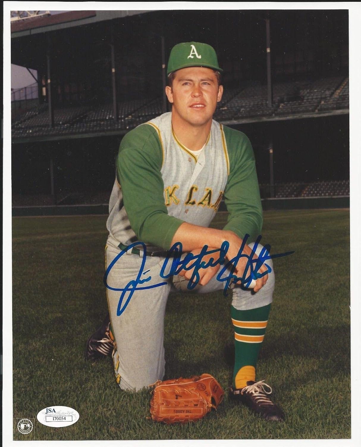 Jim Catfish Hunter Oakland A's Signed Auto 8x10 Photo Certified