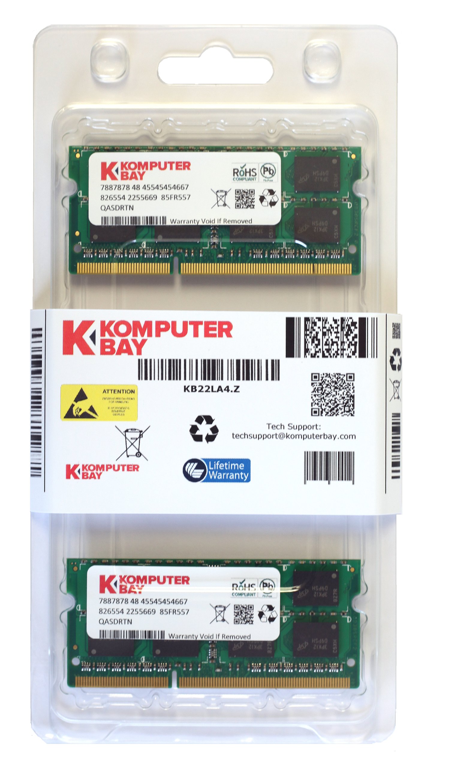 Komputerbay 8GB(4GB×2) DDR3 1066MHz Komputerbay 8GB DDR3 1066MHz RAM 2x4GB NON ECC CL7