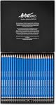 Staedtler Mars Lumograph Art Drawing Pencils, Graphite Pencils in Metal Case, Break-Resistant Bonded Lead, Grades 12B-10H, Set of 24