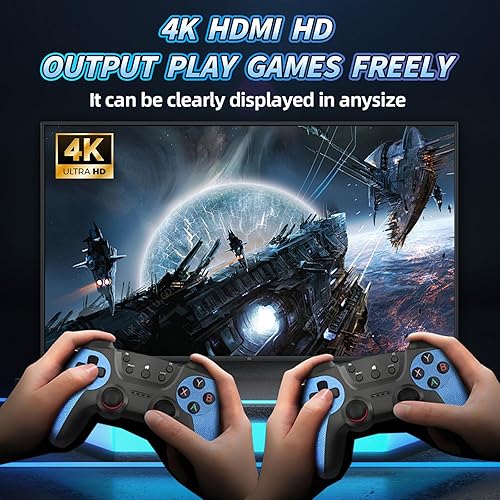 Miniatura 3 de X2 Blue Retro Game Stick 4K, consola de video emulador de 256 G incorporada, más de 70000 juegos retro, más de 50 emuladores, Plug and Play Video