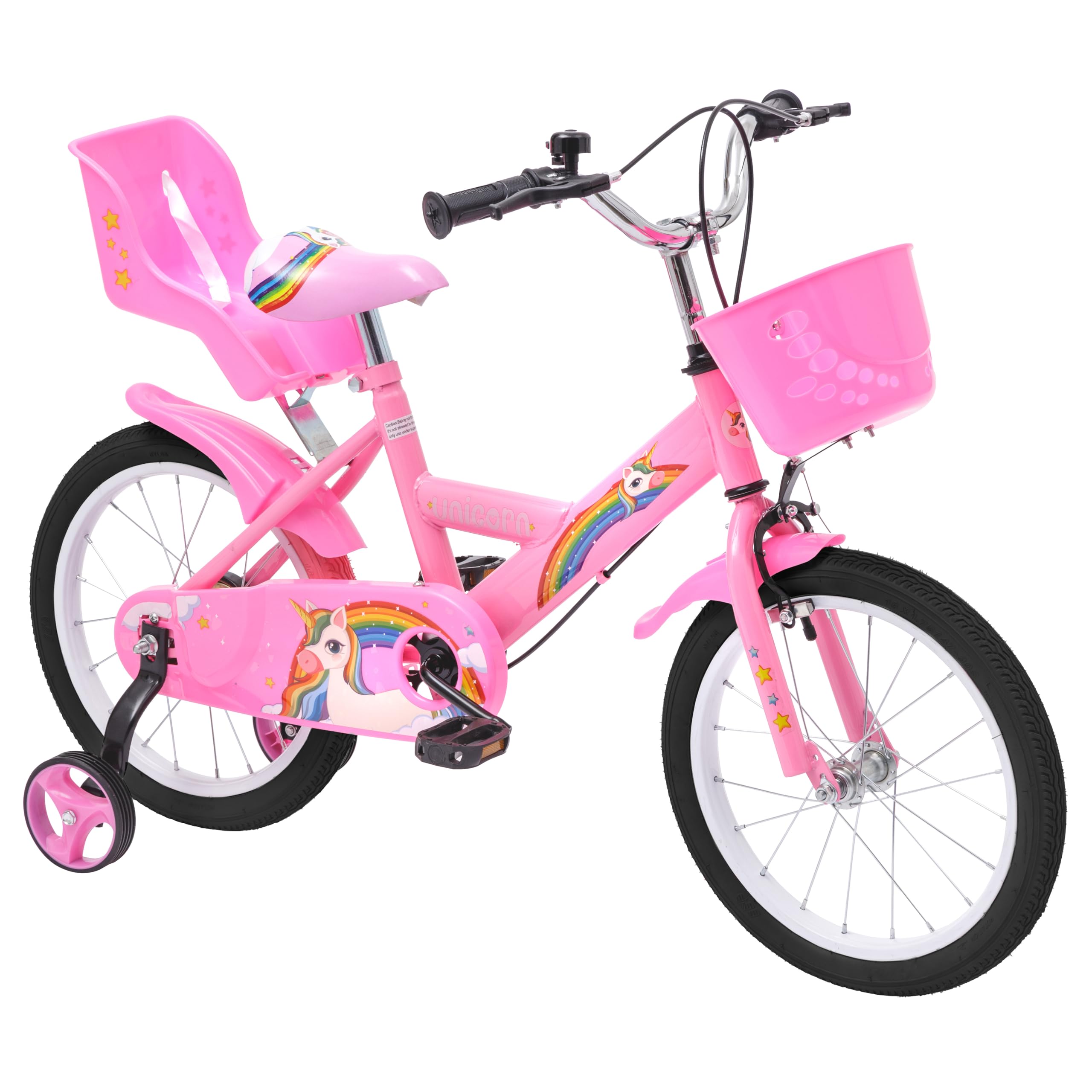 Baroni Toys Bicicleta para niños 12 & 14 & 16 Pulgadas, Bicicleta Deportiva Azul con Ruedas Incluidas, Bicicleta de Acero para niños de 2 a 7 años