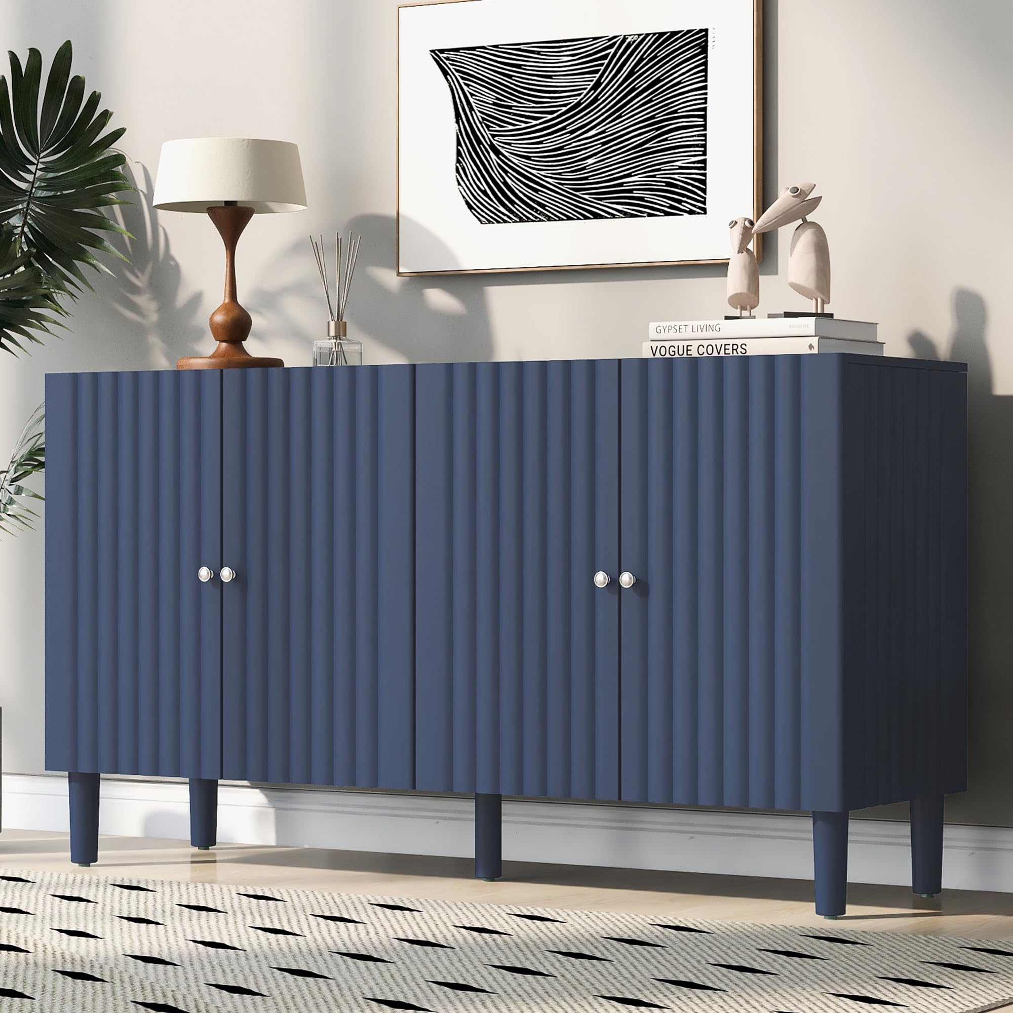 Amazon.com - Sideboard Buffet Cabinet with Storage for Living Room Four ...