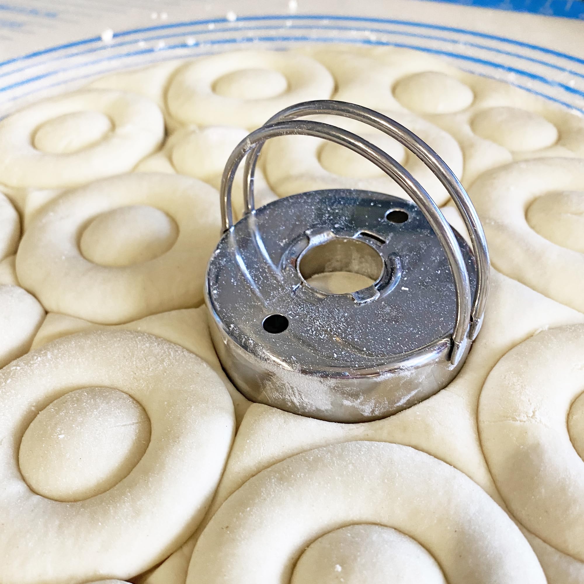 CybrTrayd 1712 R&M-Cortador de rosquillas (Acero Inoxidable, 7 cm), metálico