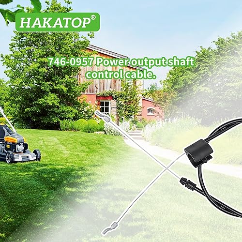 Miniatura 5 de 946-0957 746-0957 Reemplazo del cable de control de zona para MTD Cub Cadet Troy Bilt TB110 TB130 Murray ME21550 ME21625 290-641 cortacésped de