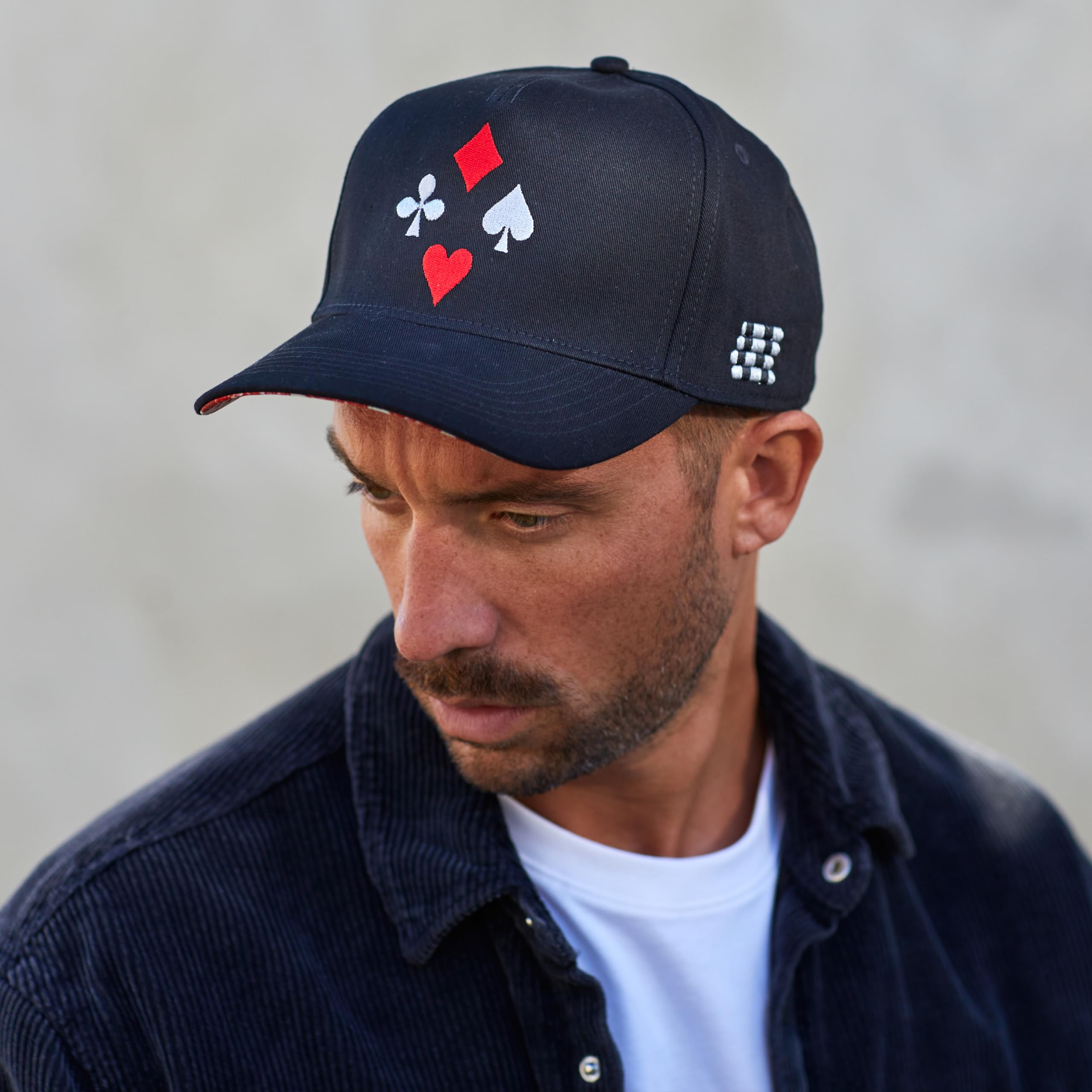 Cadency® Gorra de béisbol, color negro, unisex, talla ajustable, Negro , Talla única
