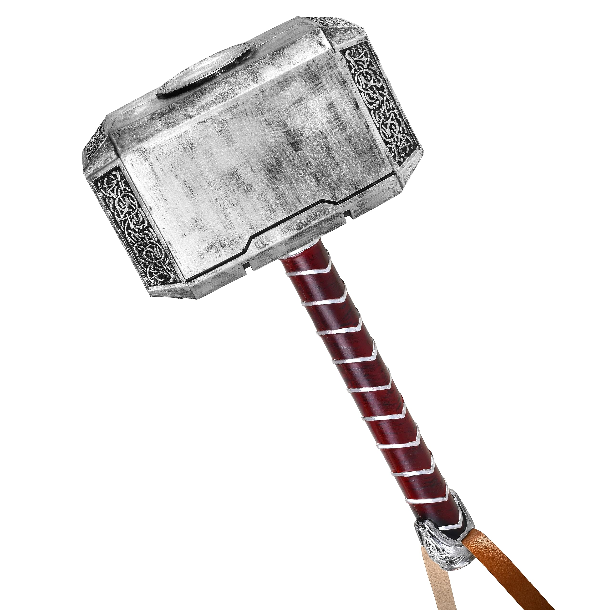 Logest Halloween Hammer Cosplay - Small and Large Available Lightweight PU Foam Hammer - Perfect Replica with Textured Detailing - Ideal Costume Prop for Dress-up Great Gift for Birthday