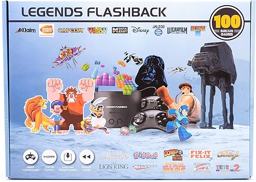 AtGames Legends Flashback. Consola de juegos HDMI con 100 juegos incorporados