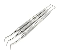 Vista 1 de Hollenback Dental Wax Carver Instrumento Amalgam Plugger Set de 3 extremos 1/2, 3 y 3s