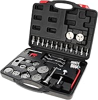 Vista 7 de ABN Juego de servicio de freno de disco – Juego de herramientas de compresión universal de pinza de freno de disco de 32 piezas para pistón