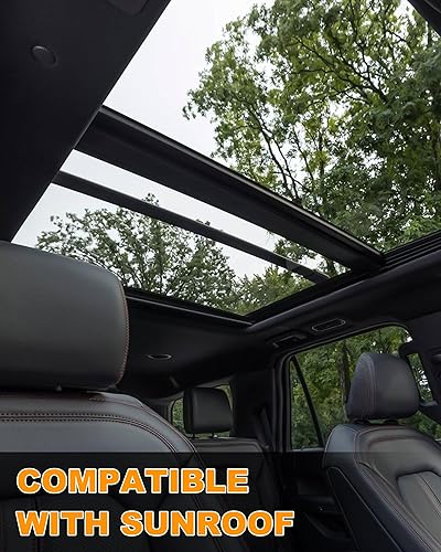 Vista 24 de Snailfly Barras transversales para portaequipajes para Jeep Grand Cherokee L de 3 filas 2021 2022 2023 2024 2025 y 2022 2023 2024 2025 accesorios