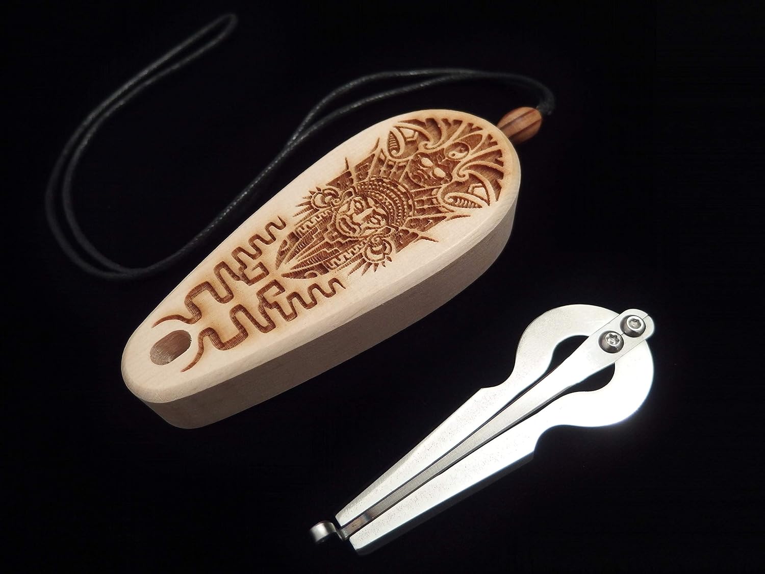 Jew's Harp by D.Glazyrin Compass in Cedar case Shaman