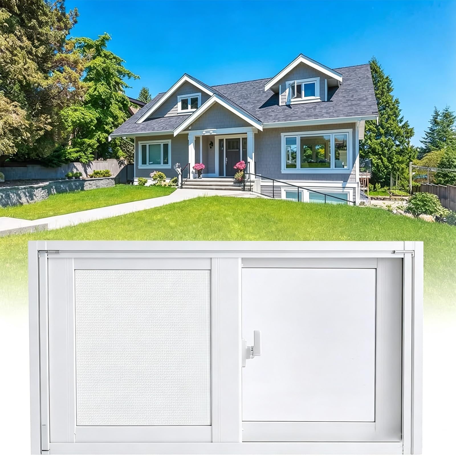 Ventana para sótano y cobertizo grande ideal para iluminar zonas oscuras