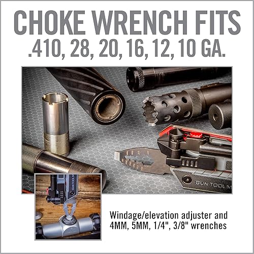 Miniatura 11 de Real Avid Gun Tool Max, multiherramienta 37 en 1 para armería, incluye alicates, cortadores de alambre, hoja de cuchillo, llave de estrangulador