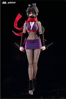 Amazon.co.jp: HASUKI pocket artシリーズ PA002 女忍 萩 1/12