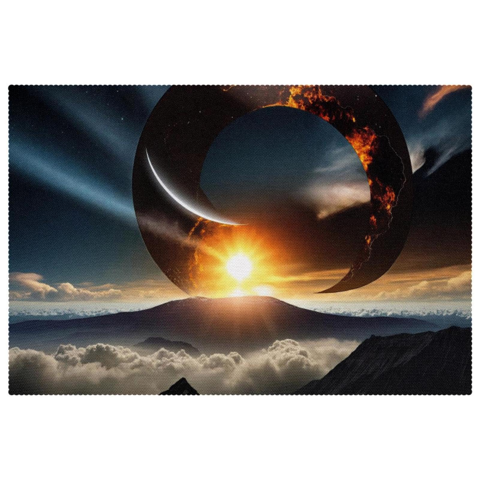 Sets de table motif éclipse pour sublimer vos dîners conviviaux en famille