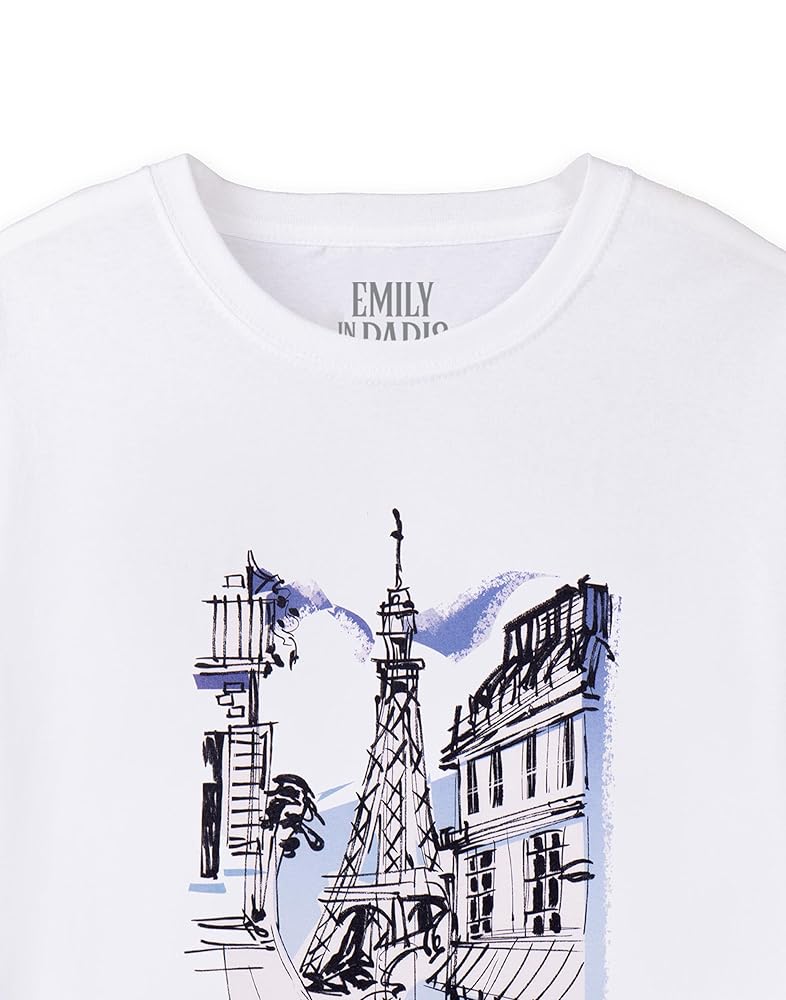 Amazon.com: Emily in Paris Womens T-Shirt in White