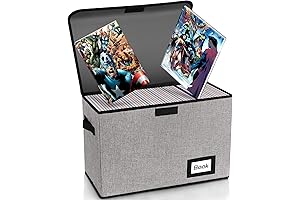 Standard Comic Book Storage Box, 15.8" X 7.8" X 11.8", Collapsible Comics Short Box