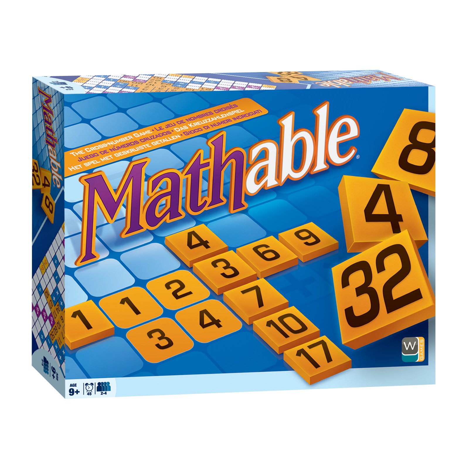 WOOKY Mathable Classic: Number Tile Game for Family, Ages 10+ (4 Players)