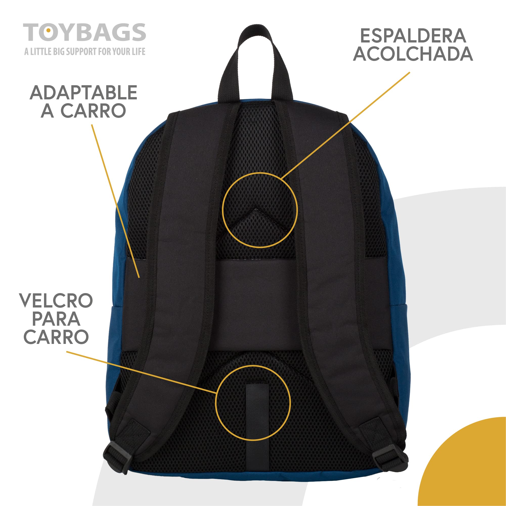 Zaino Scuola Americano Naruto - Scomparto Principale e Tasca Frontale - Include Porta Computer e Interno Foderato - Spallacci e Schienale Imbottiti - 40 x 31 x 13 cm - Toybags