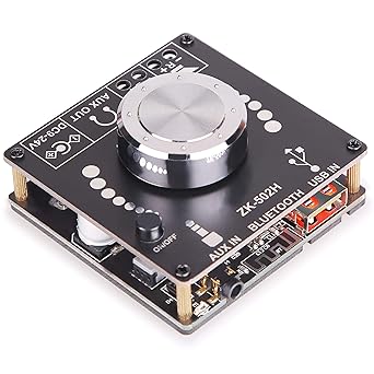 UWAYKEY Mini Bluetooth Amplifier 50W+50W Dual Channel Power Output, Bluetooth+ AUX+ USB Input