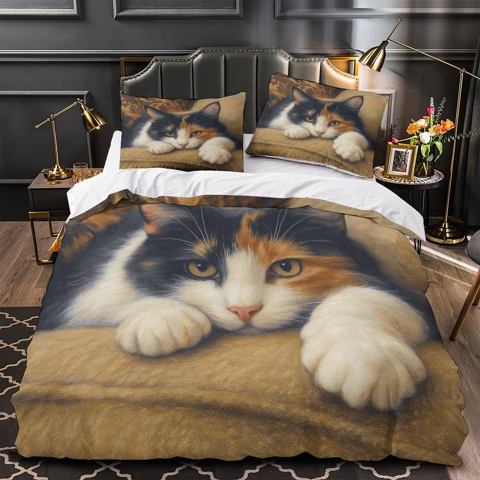 Housse de couette 200x200 confortable et douce pour literie double