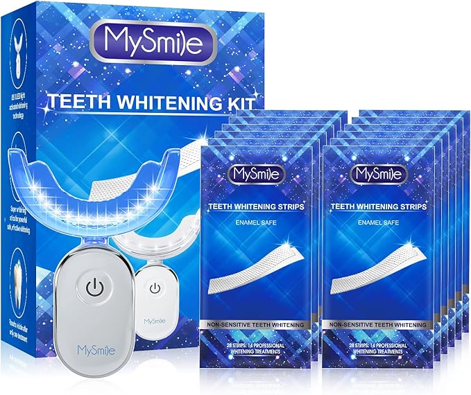 MySmile Teeth Whitening Kit with led Light, 28X Teeth