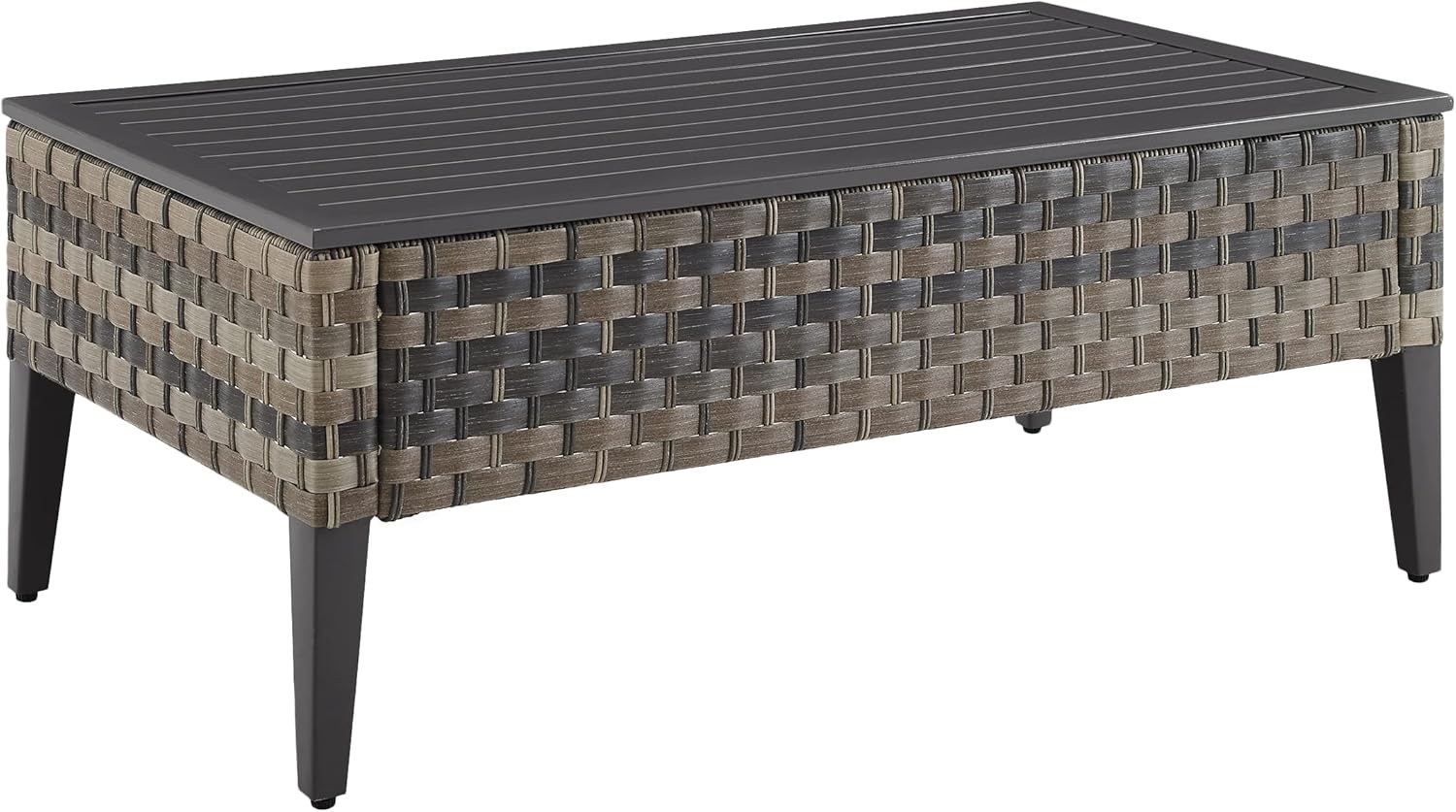 Crosley Furniture CO6225-BR Prescott Outdoor Wicker Coffee Table, Brown