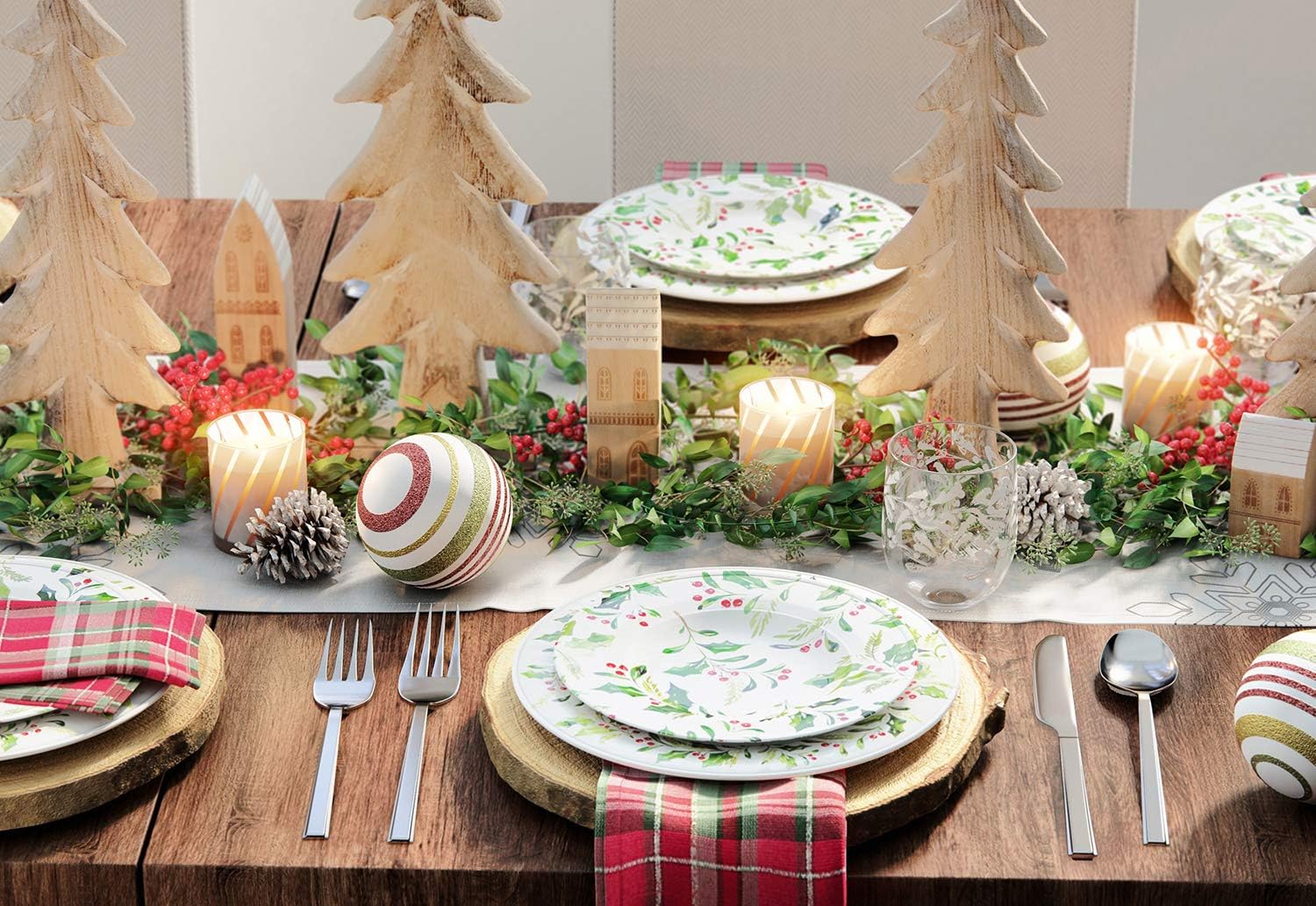 Fennco Styles Nivalis Collection Holiday Embroidered Snowflakes 16 x 70 Inch Table Runner – Silver Table Runner for Christmas Dinner, Family Gathering, Special Events and Home Décor