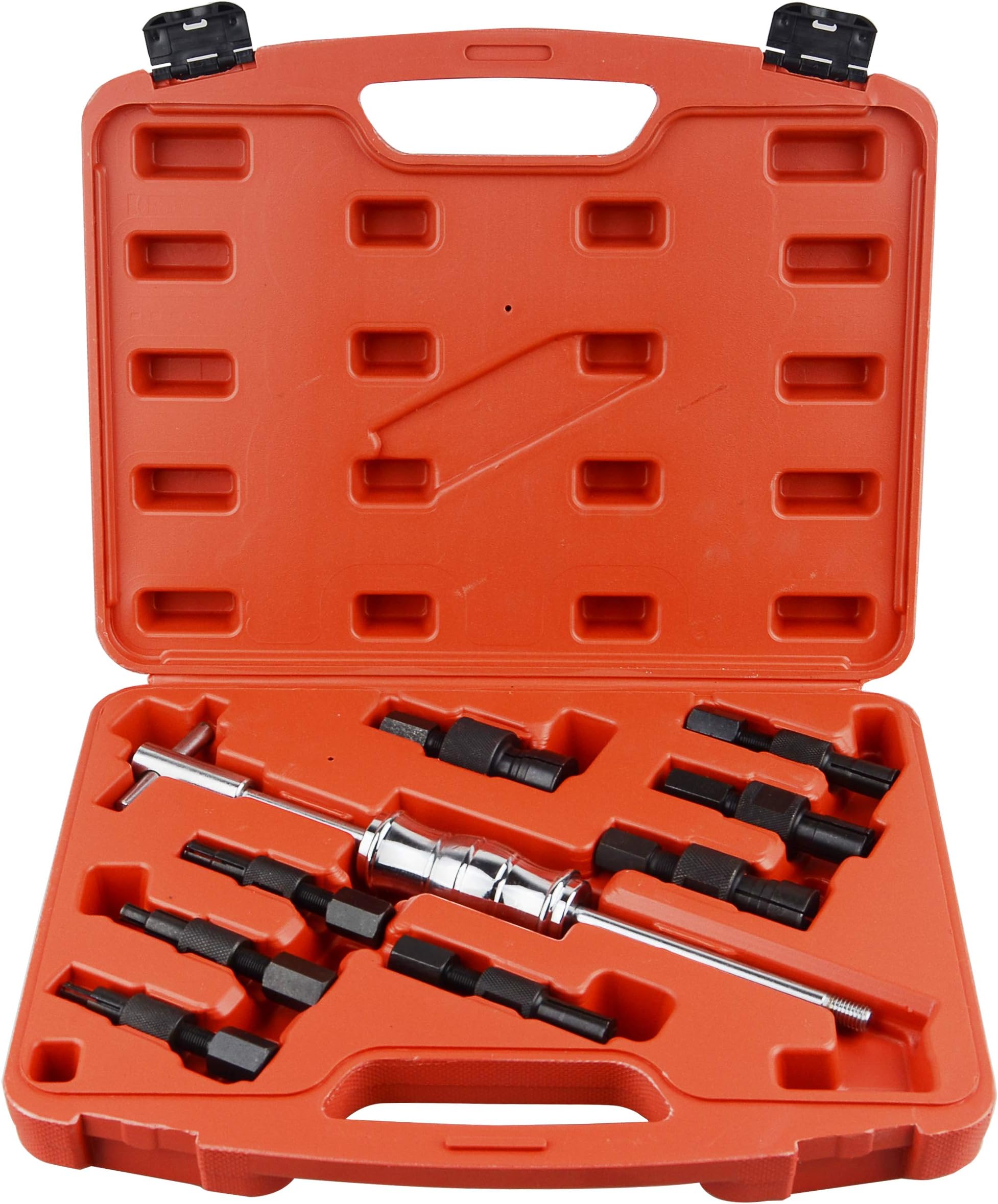 DAYUAN Blind Hole Collet Bearing Puller Set,9 pcs 8-32mm Inner Bearing Extractor Kit with Slide Hammer Insert Bearing Removal Tool