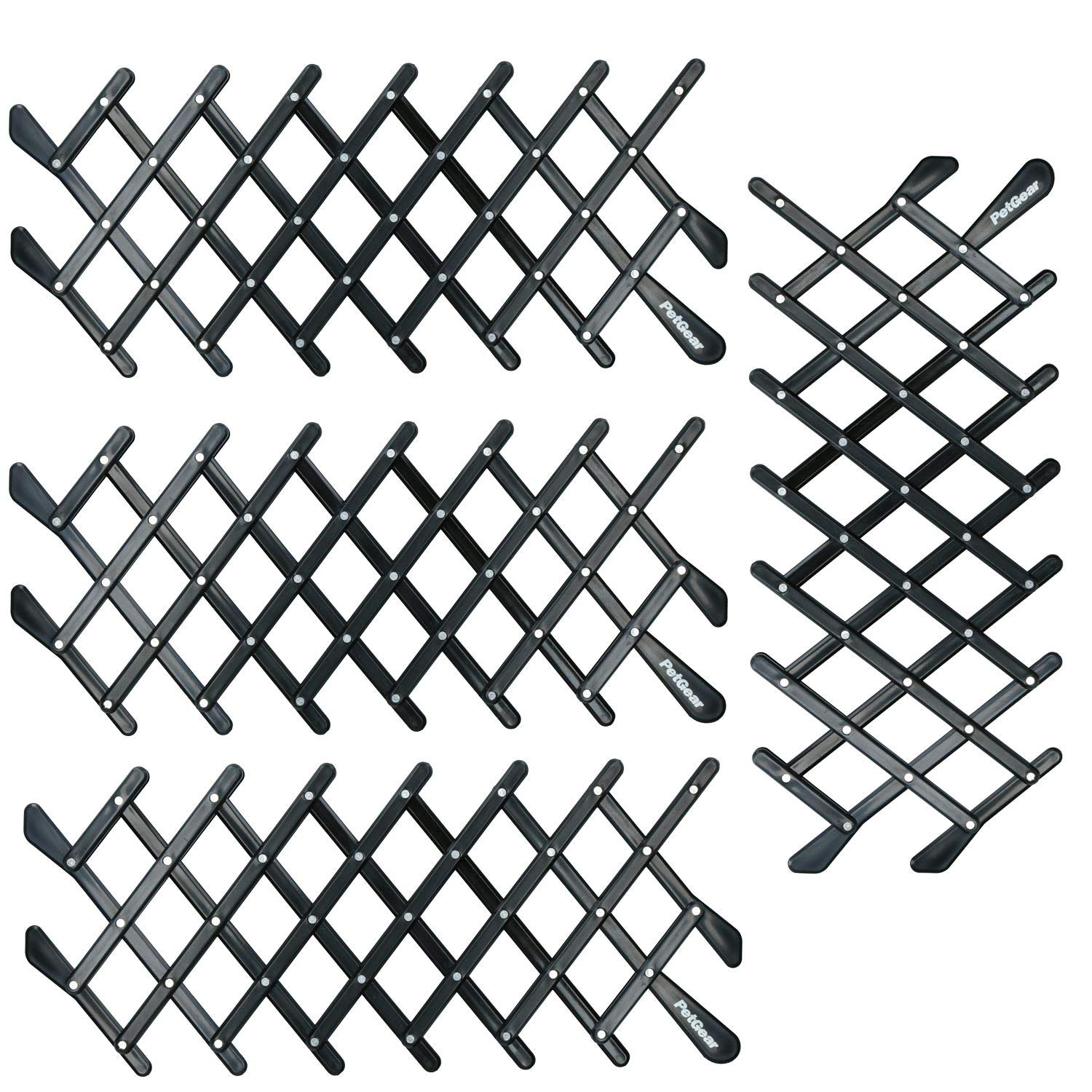 AB Tools 4pk Pet Dog Travel Plastic Easy Fit Window Vent Guard Universal Vent Mesh