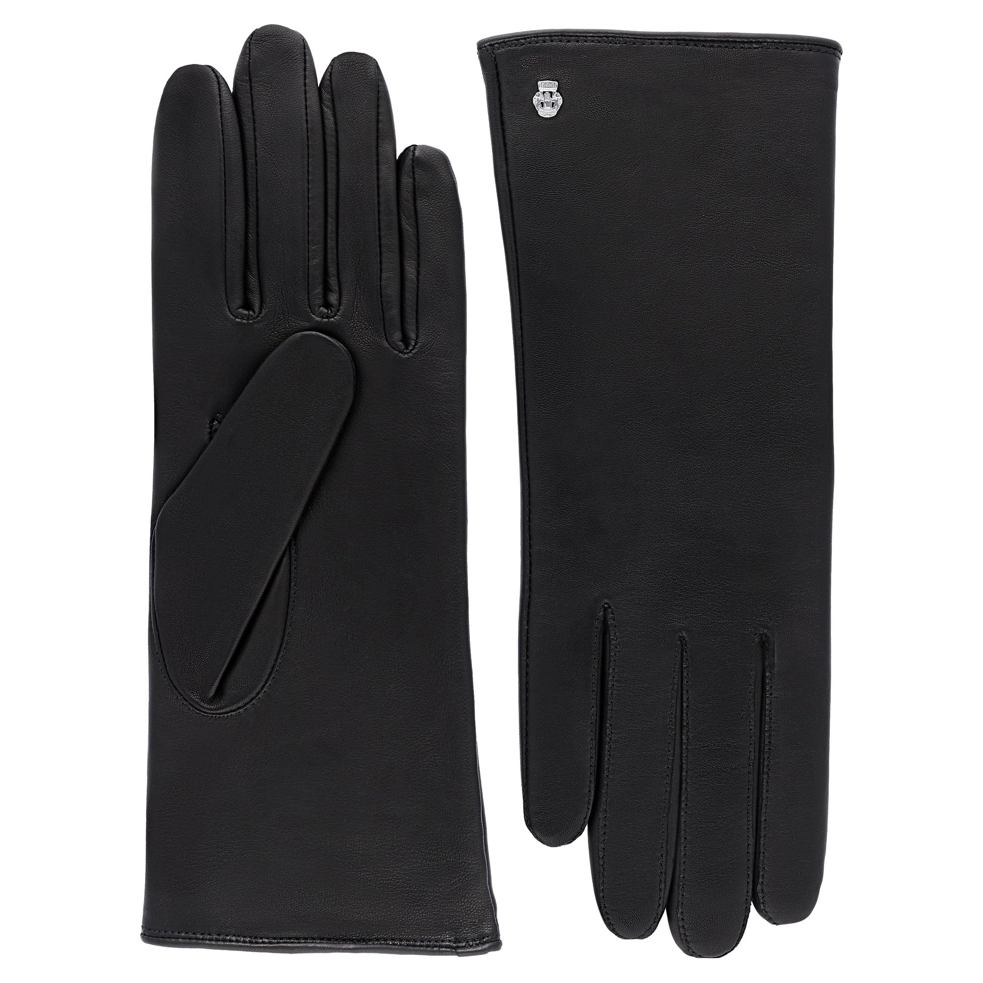 Roeckl Women's Black (000) Classic Wool Mittens, 7.5 (Manufacturer Size: 7.5)