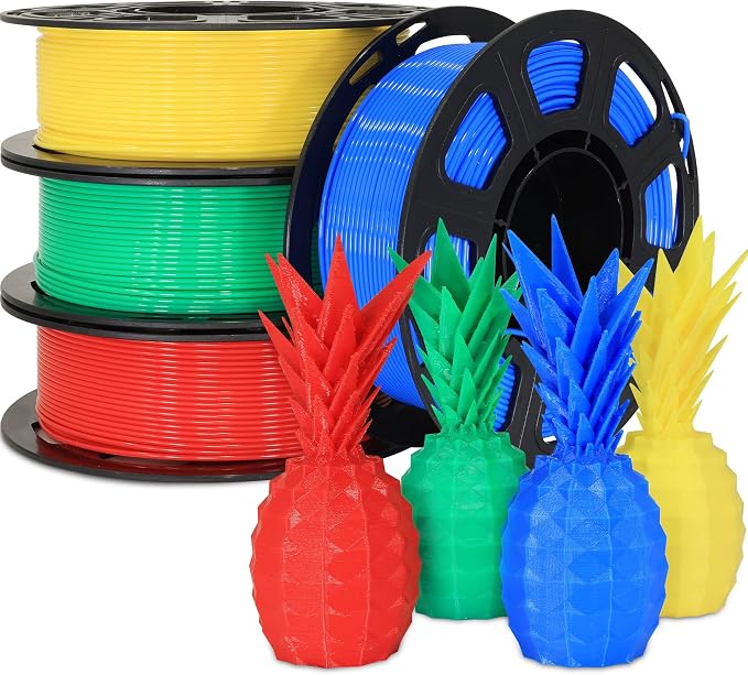 BBLIFE Filamento PLA 1.75mm 4 Colores 1kg para Impresión 3D miniatura 4