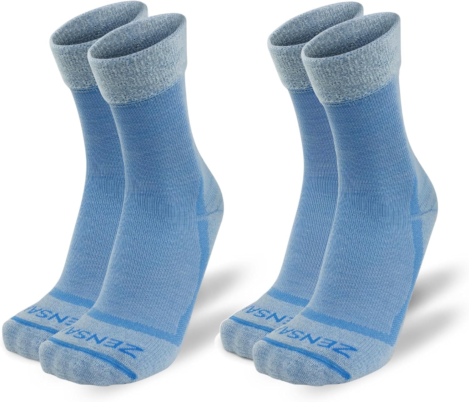 Zensah Calming Sleep Socks - Warm, Soft, Fuzzy, Wool, Thermal, Slipper Sock for Women
