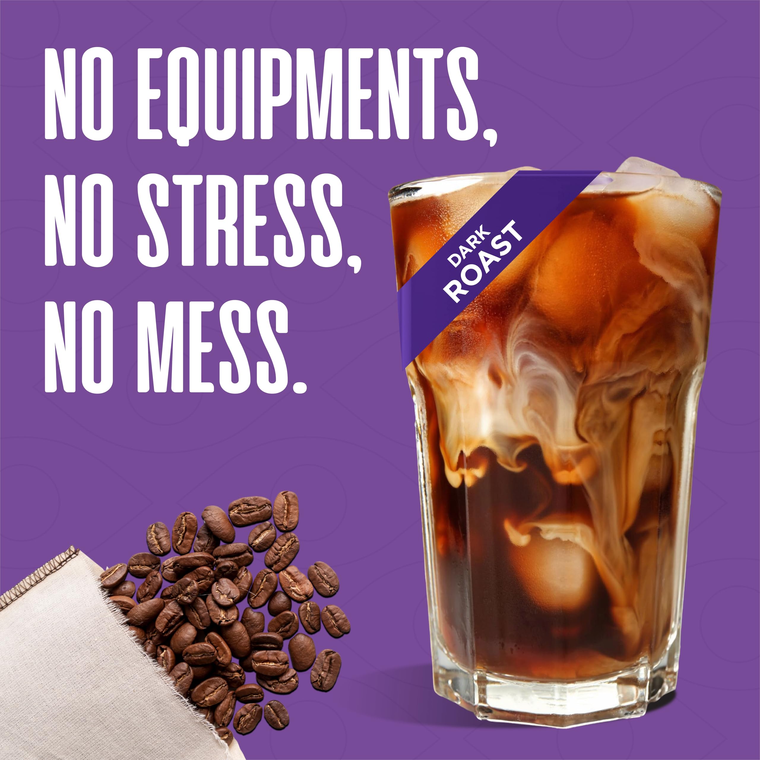 ODD COFFEE ROASTERS Cold Brew Coffee Bags | Dark Roast | 5 Bags Makes 15 Cups | Easy 3-Step Overnight Brew | No Equipment Needed | 100% AAA Grade Specialty Arabica | Sourced from Chikmagalur 2