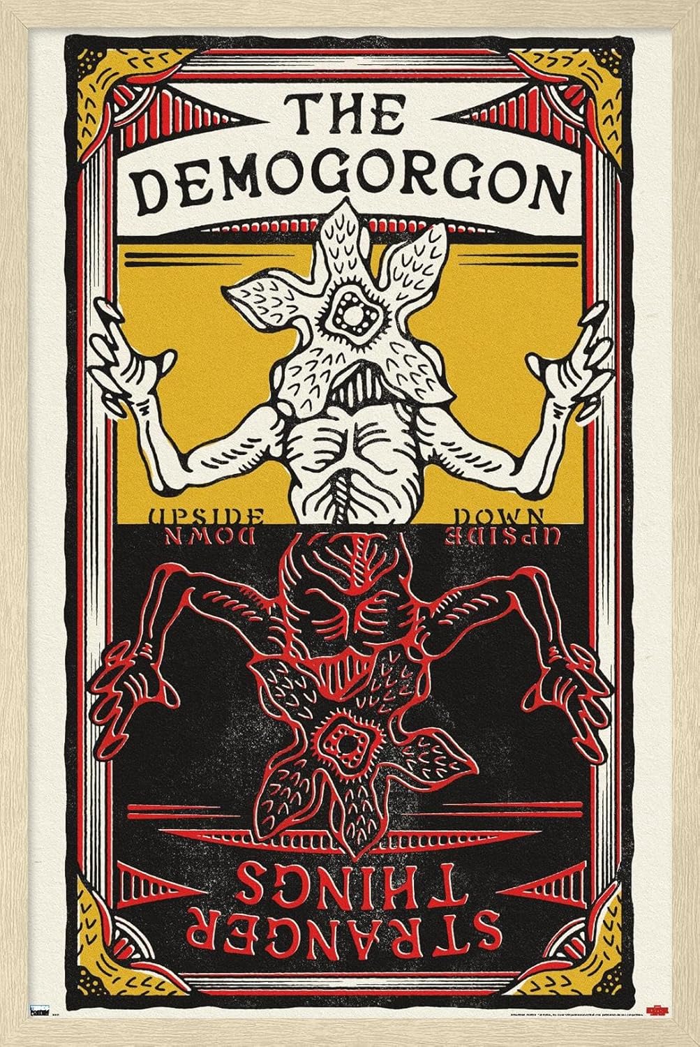 Trends International Netflix Stranger Things: Season 4 - Demogorgon Card Wall Poster, 22.375" x 34", Premium Unframed Version