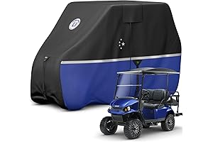 Happybuy Golf Cart Enclosure Covers 86'' 4-person Heavy Duty Marine Waterproof