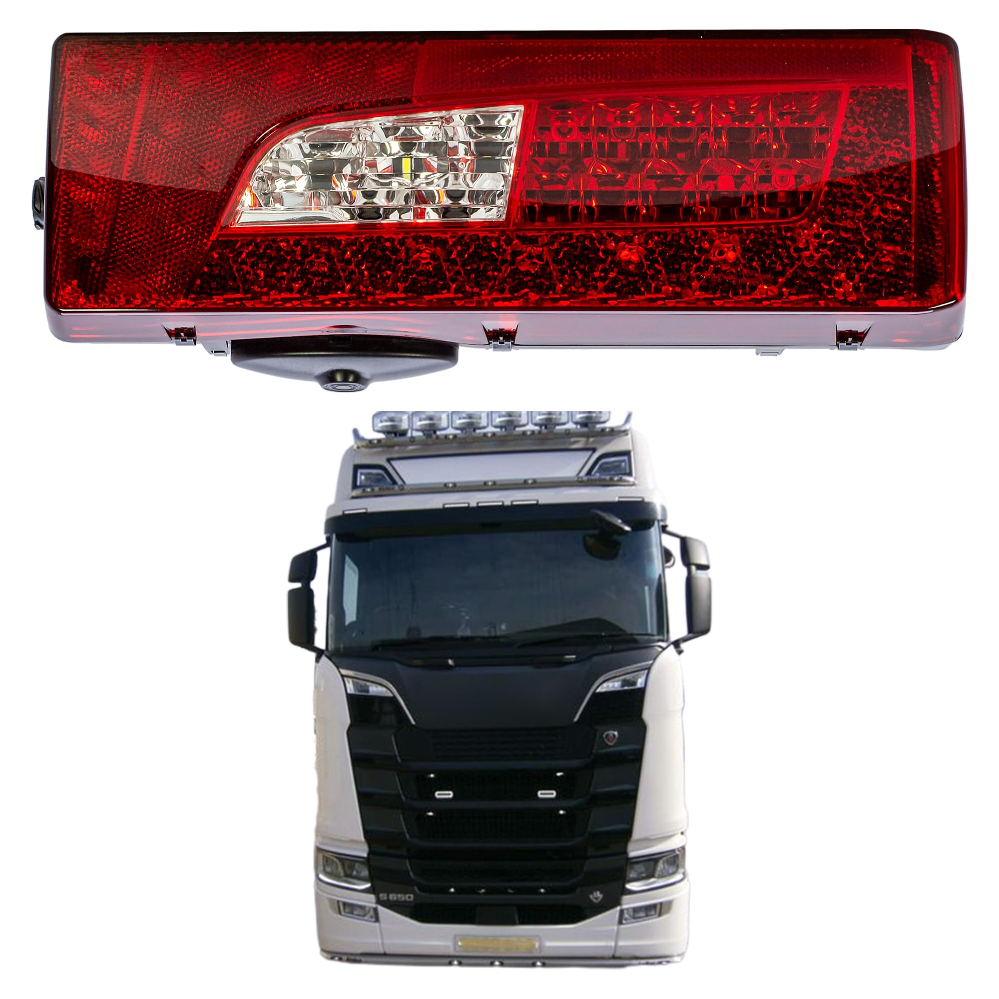 Luz trasera derecha luz trasera 24V luz trasera para camión Scania L/P/G/R/S serie