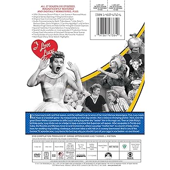 Amazon.com: I Love Lucy: Season 6 : Arnaz, Desi, Ball