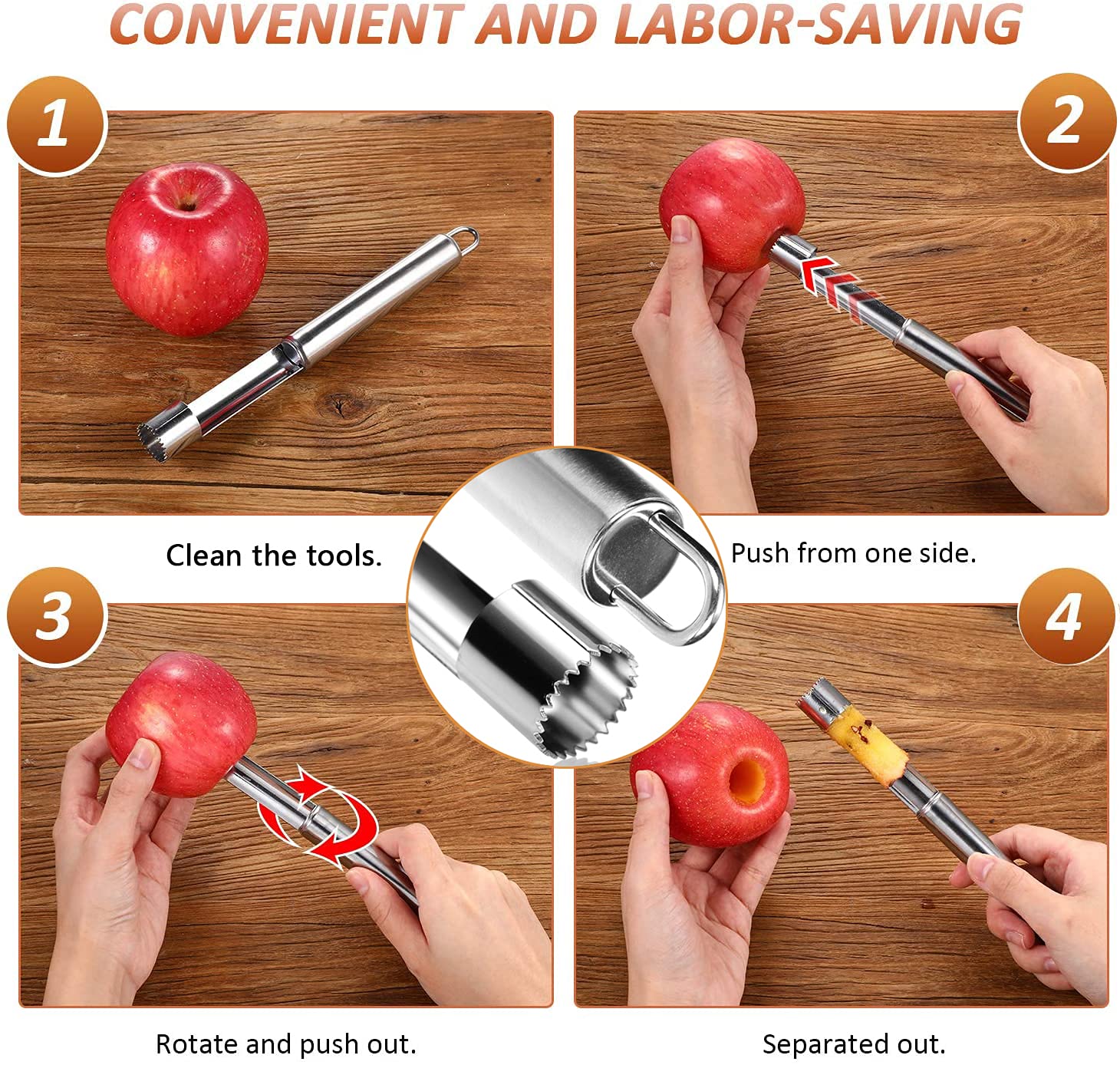 Fdit Outil à Fruits Couteau à Découper Les Fruits Melon Baller En Acier