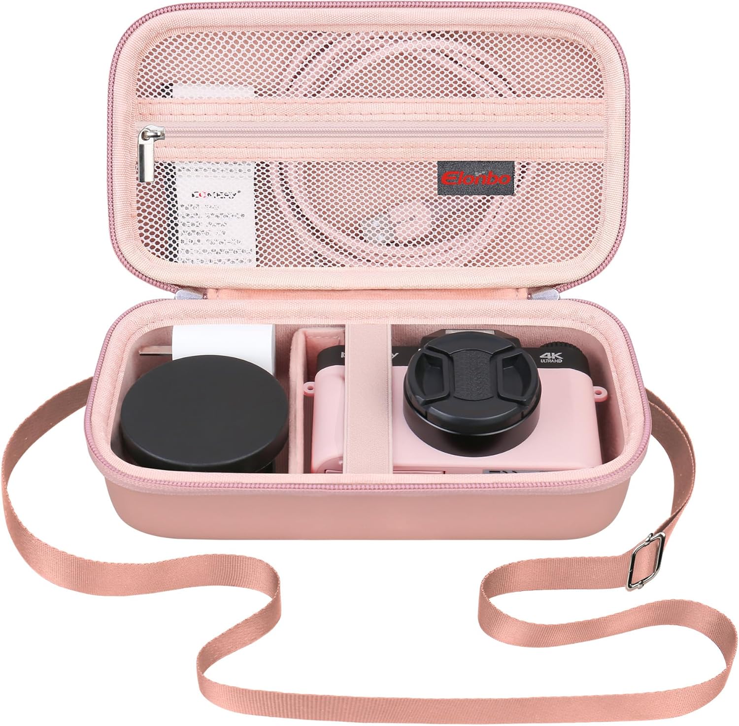 Elonbo 4K Digital Camera Carrying Case for Femivo/VETEK/IWEUKJLO/VJIANGER/WIKICO/Saneen/OIEXI...