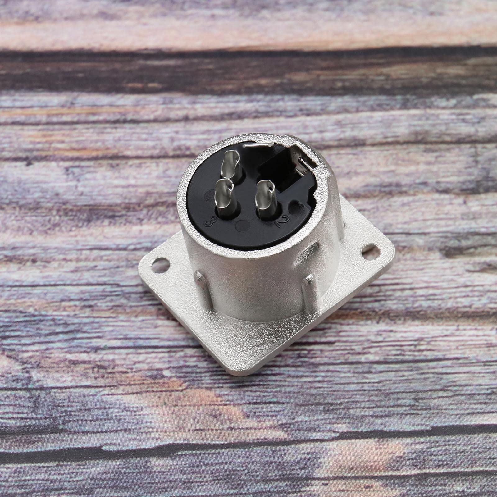 Denash Connettore Femmina Femmina a 5 Pin XLR a 3 Pin, Adattatore per Cavo Audio XLR per Microfono, per Cavo Microfono OD da 6 mm