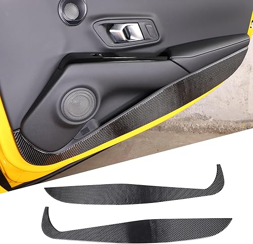 Cubierta de fibra de carbono suave para puerta de automóvil antipatadas, para Toyot@Supra GR A90 A91 MK5 2019-2025, accesorios de protección de
