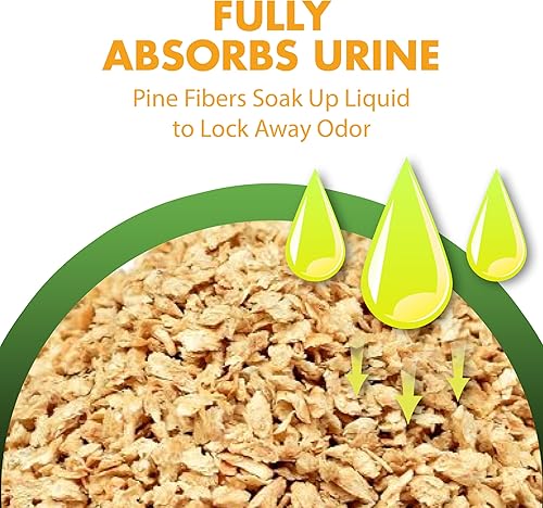 Miniatura 3 de Arena para gatos no aglutinante de pino felino 18 libras