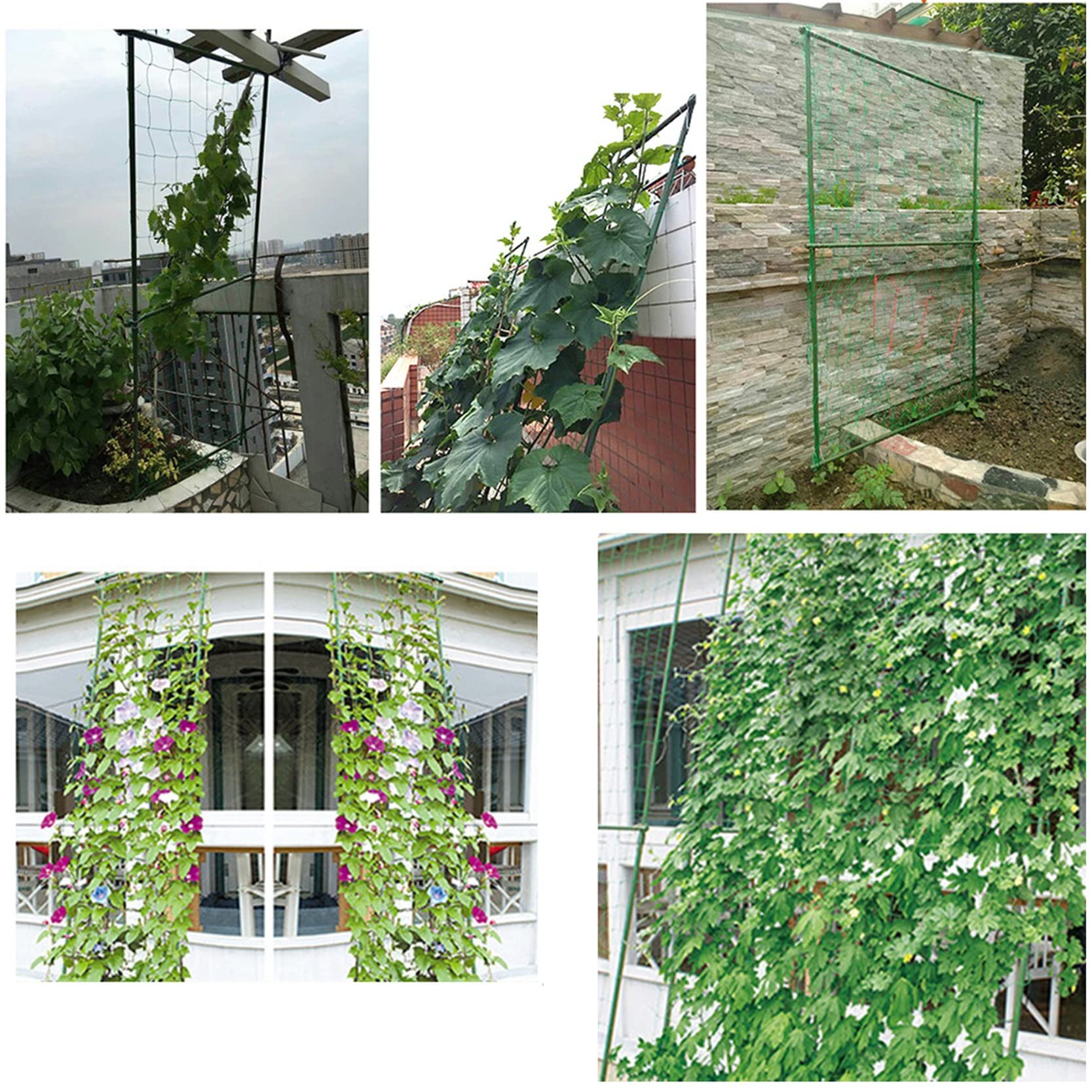 ZYFA Enrejados de jardín Reja para Plantas Rejillas Soporte para Plantas Soportes para Enredaderas Estante de Planta para Escalada, jardín, Patio, decoración, Flores,Verduras