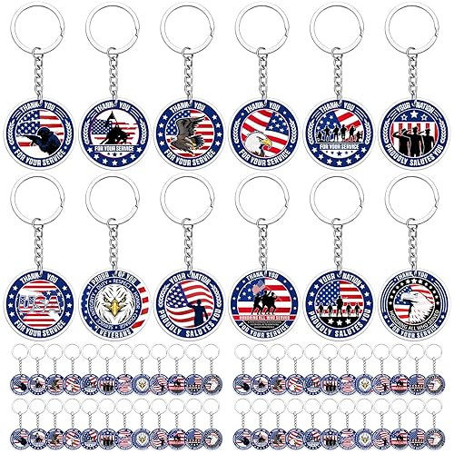 Sureio 120 Pcs Thank You for Your Service Veterans Gifts