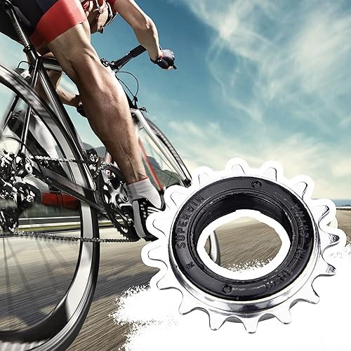 Miniatura 2 de MAKELEN Rueda libre de la bicicleta rueda libre sola velocidad fijo rueda libre bicicleta volante 16T18T20T