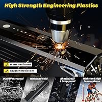 Vista 6 de 2025 Sensor delantero y trasero antirreflejo, 3000 luces de bicicleta, 5+6 modos de advertencia tipo juego de luz para bicicleta y luces traseras